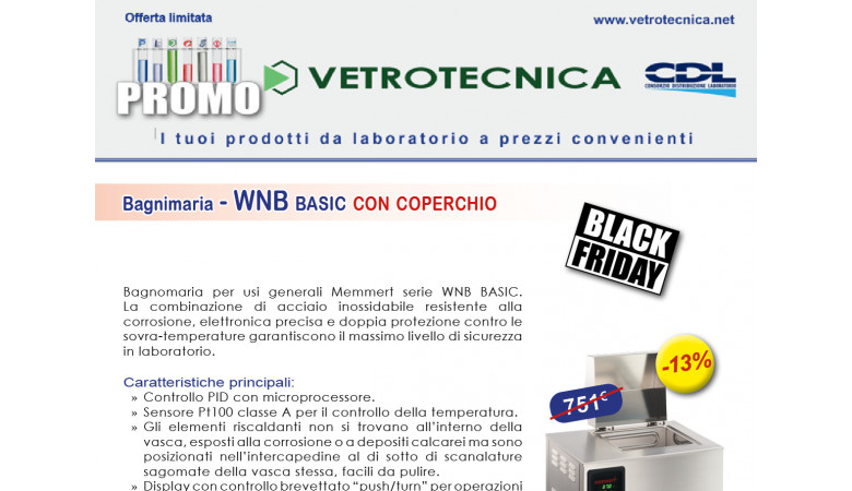 BLACK FRIDAY - PROMOZIONE BAGNIMARIA MEMMERT